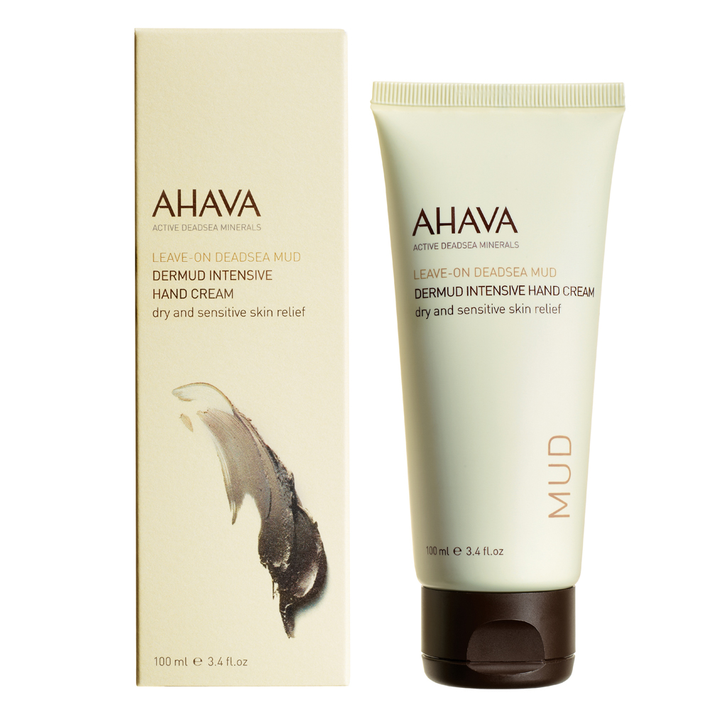 AHAVA Dermud Intensive Hand Cream has been formulated with a combination of Dead Sea mud and AHAVA's OsmoterTM. AHAVA's intensive hand cream is powerful enough to relieve and comfort scaling and itching hands once applied. This unique formula, enriched with a blend of dead sea extracts,and has been created to rehydrate and replenish skin leaving behind no residue. Dermatologically tested and approved for sensitive skin this hypoallergenic cream is essential if rehydration is needed. Benefits: Works to heal and revitalize rough and dry hands Infused with essential vitamins to help protect skin Jojoba seed oil and aloe vera [3.4 oz / 100 ml] Dead Sea minerals & natural compounds are used to create pure, natural products. See the full line of AHAVA products at BeautifiedYou.com Authorized AHAVA Resellers - 100% Authenticity Guaranteed