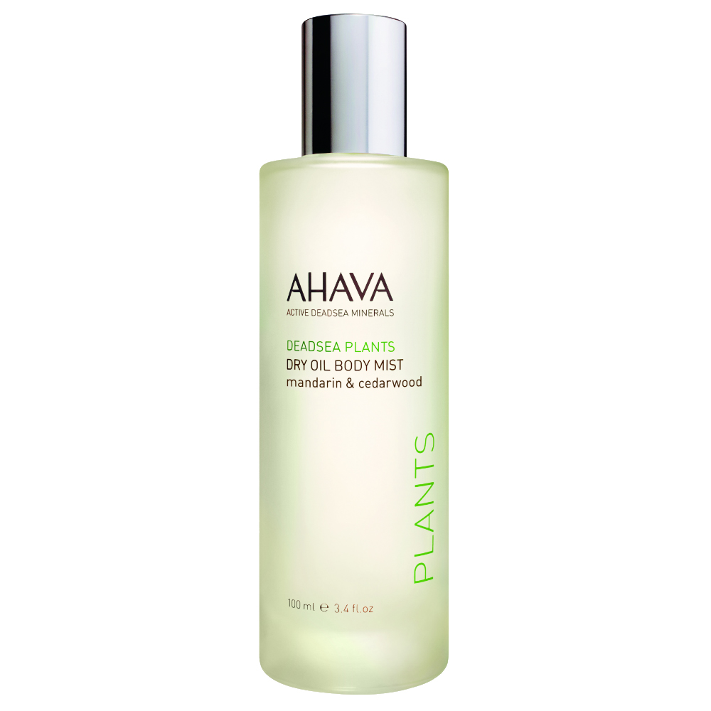 Recharge your skin with AHAVA Dry Oil Body Mist Mandarin Cedarwood. Simply spray on this hydrating mist enriched with nourishing oils to recharge and soften your skin while leaving behind a moisturized glow. It instantly penetrates the skin, absorbing quickly without leaving behind greasy residue so you feel refreshed and revitalized. Made with dunaliella algae, sesame seed oil and vitamin E, this mist provides anti-aging properties while conditioning the skin for your overall well-being. Benefits: Hydrates, nourishes and recharges skin Softens and moisturizes Leaves skin glowing with radiance Provides anti-aging benefits Strengthens skin’s natural barriers [ 3.4 fl oz / 100 mL ] Dead Sea minerals & natural compounds are used to create pure, natural products. See the full line of AHAVA products at BeautifiedYou.com Authorized AHAVA Resellers - 100% Authenticity Guaranteed